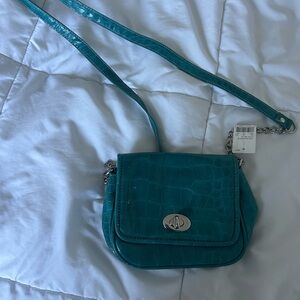 Elegant Teal Crossbody Bag